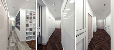 Карниз SX163 SQUARE - 1,3*10,1*200см