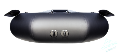 Лодка ПВХ Мастер Лодок Таймень NX270 "Комби" Св.Серый / Чёрный