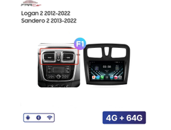 Штатная магнитола FarCar DX3051M для Renault Sandero 2 (2013-2022) и Logan 2 (2012-2019) на Android (4GB/64GB/WiFi/GPS/BT/IPS)