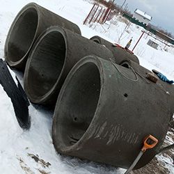 Доставка колец для строительства колодца в пос. Щеглово Всеволожского района