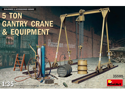 Сборная модель: (Miniart 35589) 5-Тонный кран и оборудование