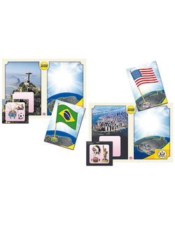 Настольно-печатная игра "Флаги стран мира 2. Азия, Африка, Австралия, Америка"