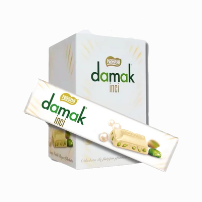 Батончик Nestle Damak Inci белый шоколад с фисташками