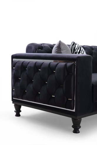 Мягкая мебель диван и кресло ИКОН 7121, Стиль: Неоклассика, Массив бука | Китай