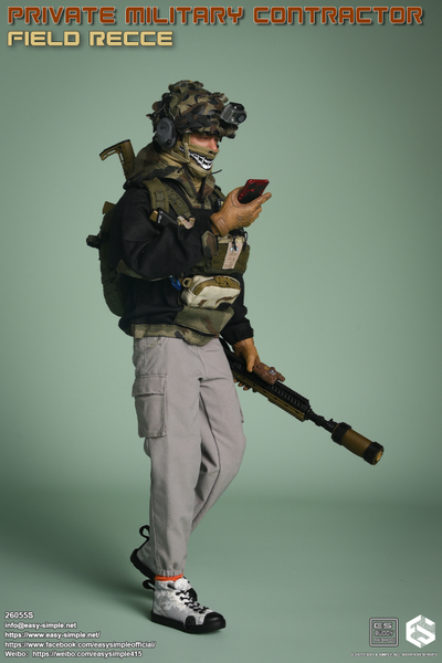Наемник-разведчик (лимитированная версия) - Коллекционная ФИГУРКА 1/6 scale Private Military Contractor Field Recce (26055S) - Easy&Simple
