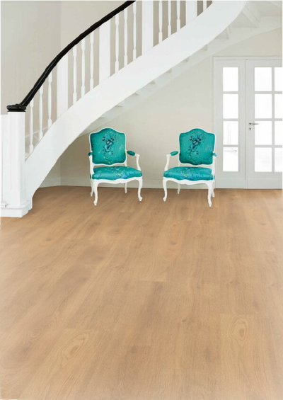 Ламинат Wineo Дуб Баланс Коричневый LA181MV4 в интерьере