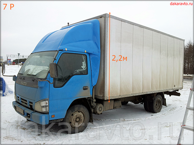 Обтекатель Спойлер на ISUZU-NQR