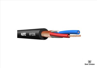 KLOTZ MY206SW кабель микрофонный, цвет черный, цена указана за метр