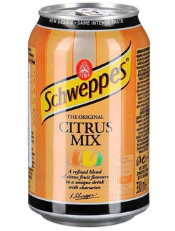 Газированный напиток Швепс Цитрус Микс 330мл