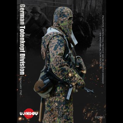 Немецкий разведчик в Венгрии, 1945 г - КОЛЛЕКЦИОННАЯ ФИГУРКА 1/6 WW2 German Totenkopf Division Hungary 1945 (UD9011) - UJINDOU