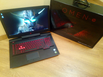 HP OMEN 17-AN009UR ( 17.3 FHD IPS 120Hz i7-7700HQ GTX1060(6Gb) 12Gb 1Tb + 128SSD )