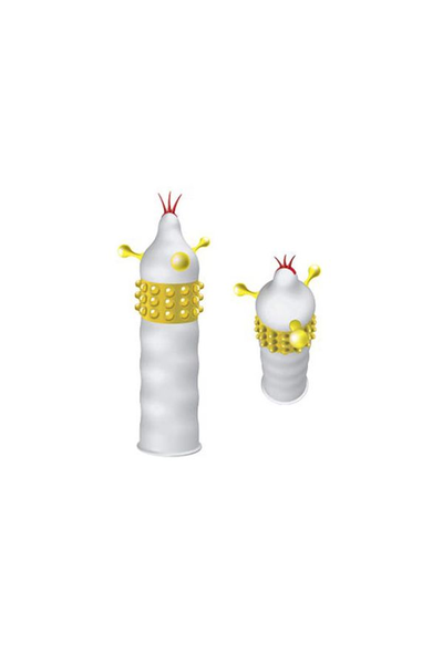 617/1 Презервативы Luxe, maxima, «Желтый дьявол», 18 см, 5,2 см, 1 шт.