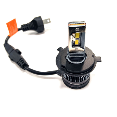 Светодиодные автолампы головного света Aozoom P9/H4 с вентилятором, 12V, 52W, 5500K, чип Korea WT52 (2шт)