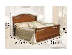 Кровать "Legno" с изножьем 180x200 см