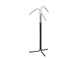 ST309 Вешало напольное для одежды 3 кронштейна цвет: черный-хром