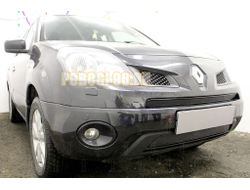 Защита радиатора Renault Koleos 2008-2011 black низ PREMIUM