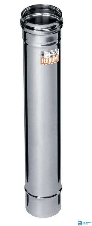 Дымох. труба 100 0,5м Феррум