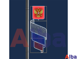 Праздничная консоль Триколор с гербом