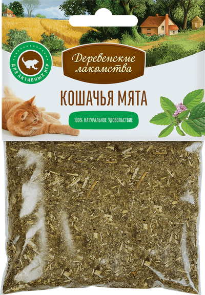 Деревенские лакомства, Кошачья мята для кошек, 15 г