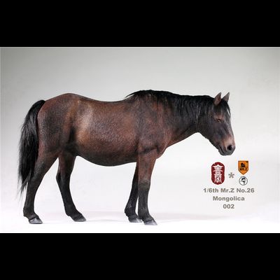 Монгольский конь (лошадь) - Коллекционная фигурка 1/6 Scale Ming Destiney Liaodong Mongol Cavalier Horse Animal Model Toy (KLG-M002) - Mr.Z