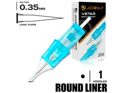 1 RLLT/0,35mm - Round Liner Long Taper "JCONLY VETAR"