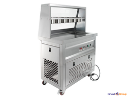 Фризер для ролл мороженого KCB-1F Foodatlas (контейнеры, световой короб, стол для топпингов)