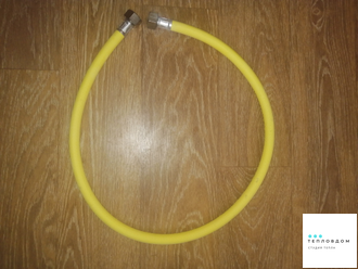 шланг газовый 1/2 гайка/гайка армированный 1 метр