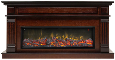 Линейный электрокамин Islandia AO с очагом Beverly 1000