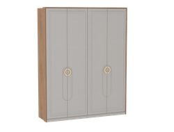 Спальня ПАЛЕРМО - Шкаф 4-дверный с декоративным обкладом