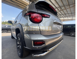 Защита заднего бампера двойная Папа Тюнинг d60/42 для Haval H7 2025-