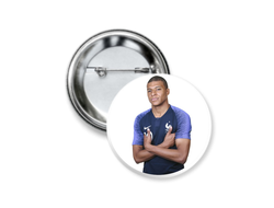 Значок Kylian Mbappe Lottin, Килиан Мбаппе Лоттен №6