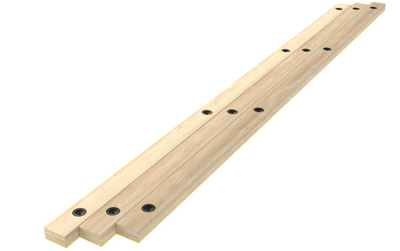 Закладная деревянная рейка
