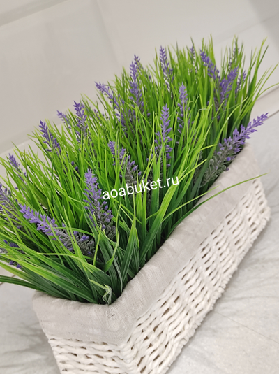 Искусственная трава Осока с лавандой № Т008