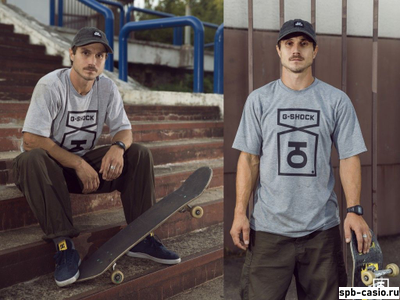 Часы Casio G-Shock DW-5600BB-1E Юнион Скейт