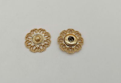 Кнопка декоративная 25 мм золото, дизайн 1711