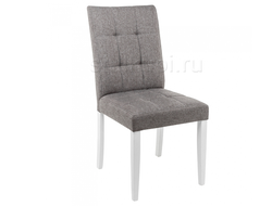 stul Madina white/fabric pebble