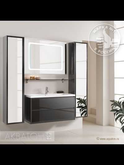 Комплект мебели для ванной комнаты Акватон РИМИНИ 100