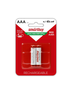 Аккумулятор Smartbuy 800mAh AAA/2BL NiMh бл/2шт