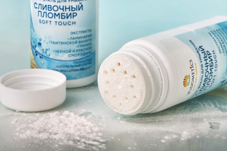 Сухая вуаль-пенка для умывания "Сливочный пломбир", 90г (Yodometics)
