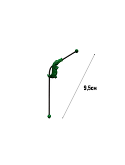 Сторожок пружинный, угол 45 градусов, 10см. уп-ка 25 шт. (цена за 1 шт. 27руб.60к) ТИП-2