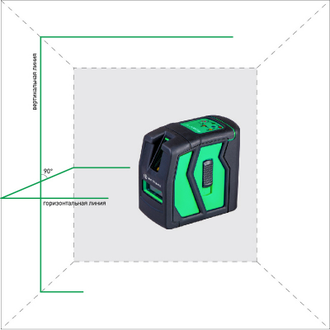 Нивелир лазерный Instrumax ELEMENT 2D GREEN