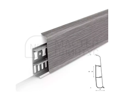 Плинтус ПВХ Идеал Деконика 85 мм. Дуб пепельный 210