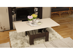 Стол журнальный тип 10 Венге Цаво/Дуб Белфорт