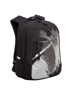 Рюкзак школьный GRIZZLY RB-356-1 черный