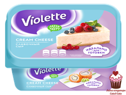 Сыр творожный сливочный Violette, 400г