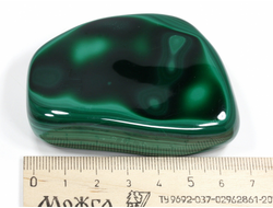 Малахит, полировка, Конго (68*48*18 мм, 176 г) №28739