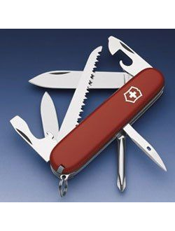 1.4613 Офицерский нож HINKER, 91 мм, красный, Victorinox