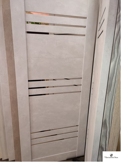 Дверь межкомнатная эко шпон D31 Бетон снежный