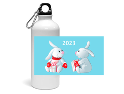 Спортивная бутылка год Кролика №5