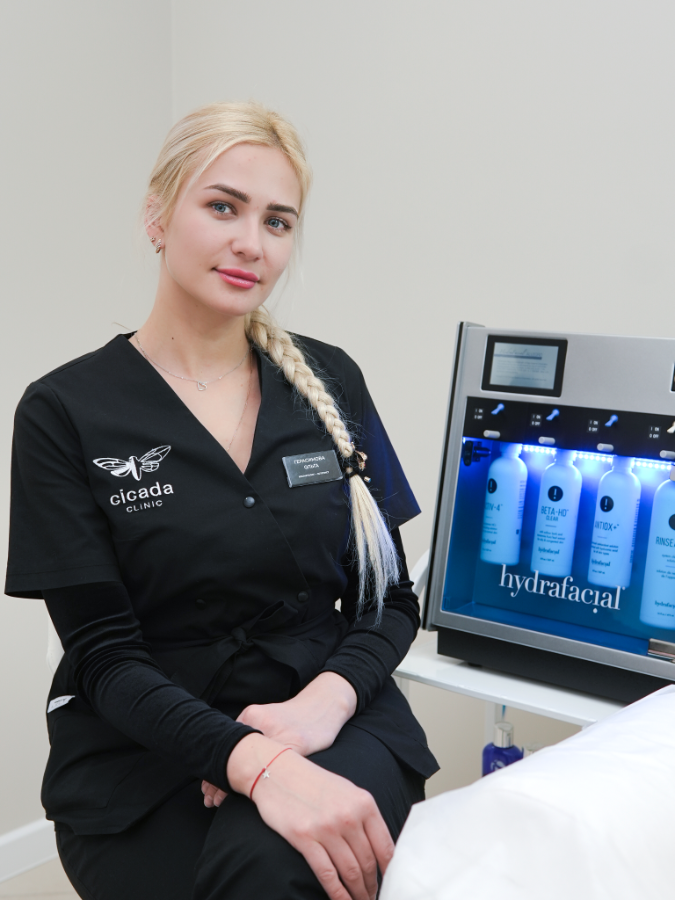 Вакумная чистка лица HydraFacial в Cicada Clinic в Твери